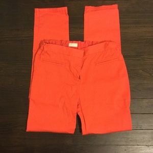 Girls red Crewcuts pants